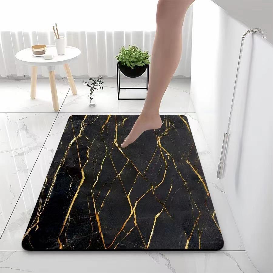 Bathroom Absorbent Floor Mat Toilet Door Mat Household Door Mat