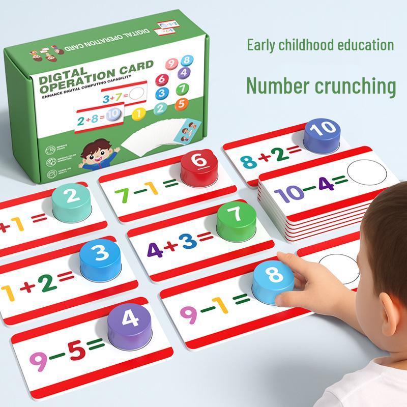 Math Training Blocks: Early Childhood Addition & Subtraction, Enhance Logic & Cognitive Skills