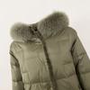 OFTBUY Winter Women Coat Real Natural Fox Fur Collar Thick Warm Jacket Casual White Duck Down Hooded New Outwears Streetwears