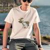 Silhouette Elch Hitzetransfer Aufkleber Vinyl Hoodies DIY Hitzetransfer Kleideraufkleber T-Shirt Patches Kleidung Thermopatch