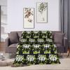 Oguri Cap Ogurizilla WARNING Chibi Fanmade Blanket Fleece Spring UmaMusume Warm Throw Blankets for Bed Couch Bedding Throws