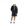 Vans Varsity Club Bomber Jacket Loose Striped Letter Print Jacket Women Jacket Black VN000GJRBLK