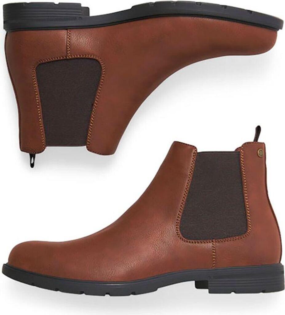 Коричневые ботинки Jack & Jones черного цвета