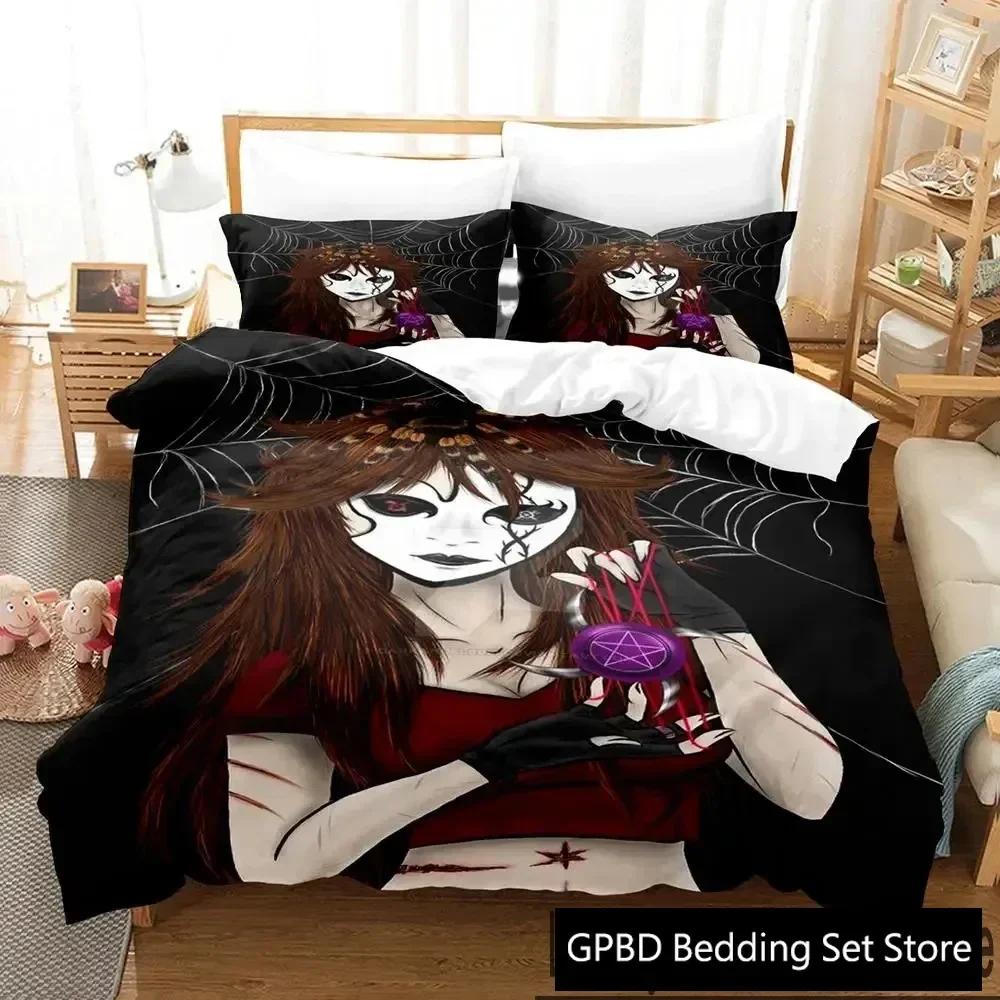 3D Print Anime Creepypasta Cafe Bedding Set Double Twin King Duvet Cover Comforter Pillowcase Boys Girls Adults Bedroom