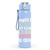 1PC Laid Back Lean Forward Floral 750ml Color Plastic Sports Water Bottle Leakproof Flip Straw Lid Suitable for Sports Office Home Use