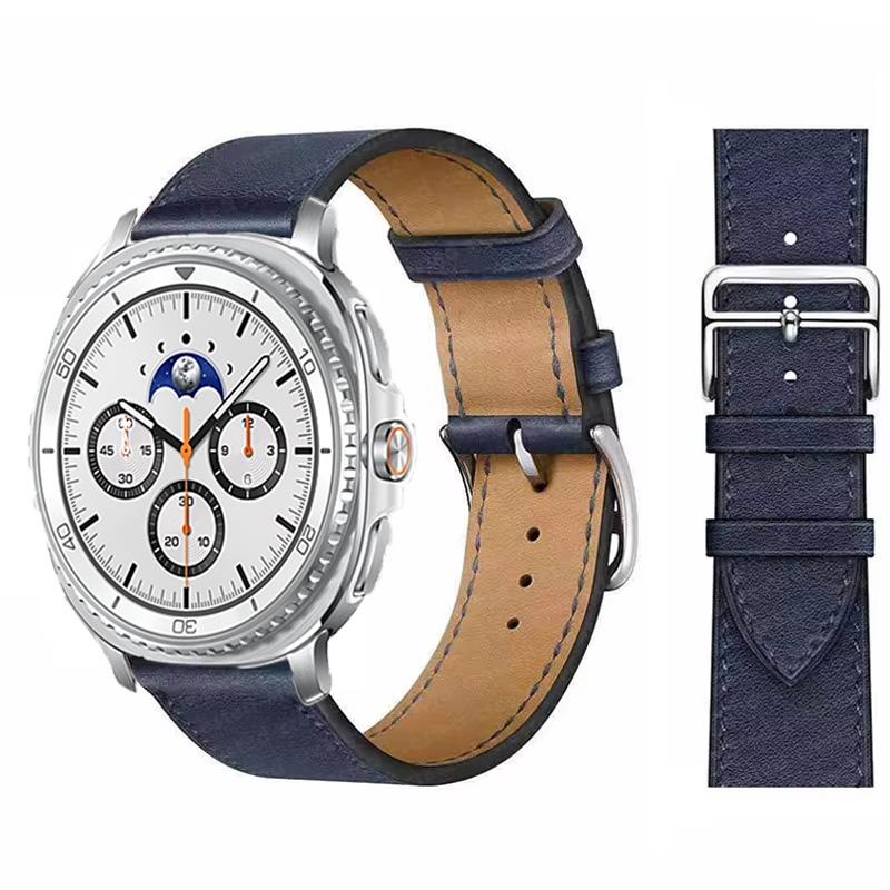 Band for Samsung Galaxy Watch 8/8 Classic/Ultra 2026 47mm 44mm 40mm 46mm Leather Wrist Belt Correa Bracelet Galaxy watch 8 Strap