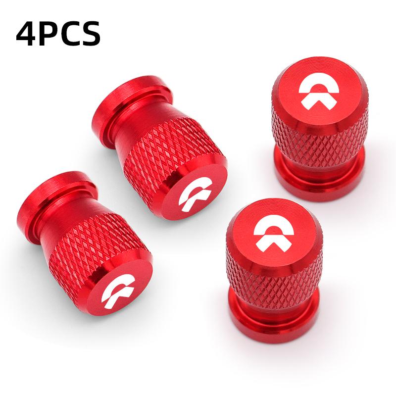Car Wheel Tire Valve Caps, Tyre Stem Covers, Waterproof, For NIO EC6 ES6 ES7 ES8 ET7 ET5 ET9 2023 2024, 4Pcs Car Accessories