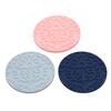 Silicone Coasters Stylish Cute 3-piece Set Diameter 9.5cm Cups Luminatelier (3-color Set)