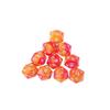 Yourandoll 10 Polyhedral Dice, D20 Dice, 20-Sided Dice for Dungeons and Dragons, DND, TRPG, MTG, and Other Tabletop Games (Orange and Red)