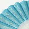 Glittering Hand Fan With Sparkling Transparent Ribs Plastic Decorative Craft Folding Fan For Parties Home Decors Gift