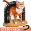 Friction Toy Cat Interactive Scratching Arch Pet Brush Care Belt Massage Removable Grooming Cat Accessories Massage Gear