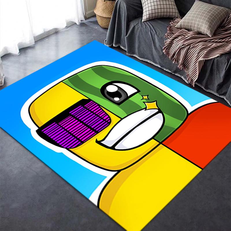 2025 New Sunny & Melon Carpet Rug for Living Room Bedroom Home Sofa Decoration,Kids Play Non-slip Floor Mat185