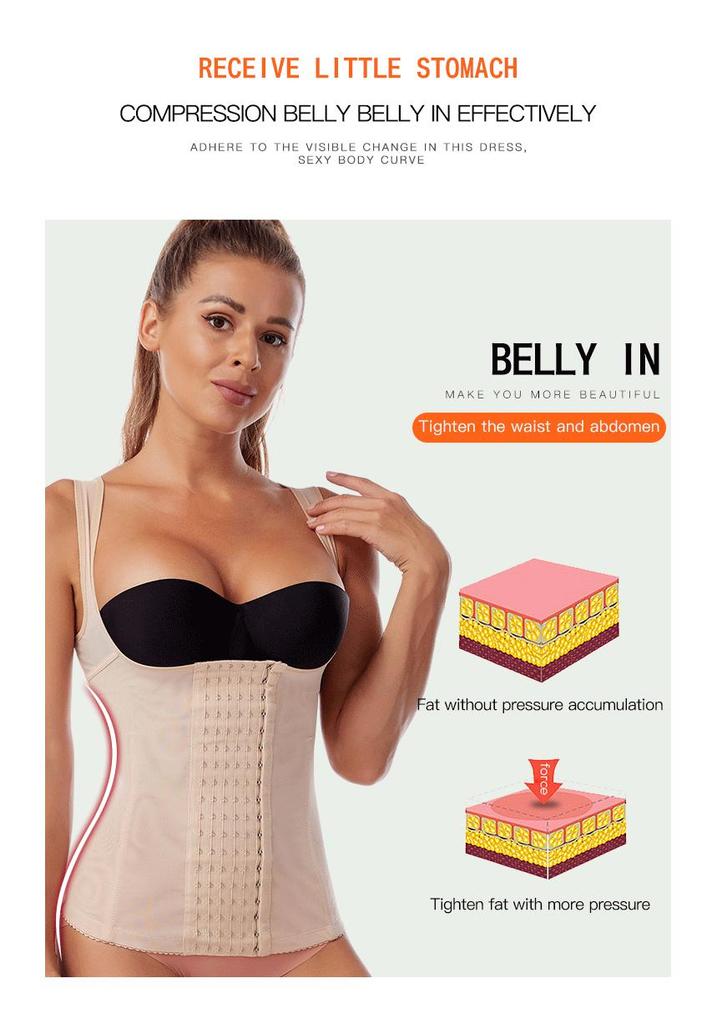 Body Sculpting Waist Cincher Vest: Postpartum Slimming Shapewear for Women