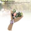 Easter Egg Decoration Bouquet Lifelike Multifunctional with LED Lights Creative Handmade Foam Plastic for Home