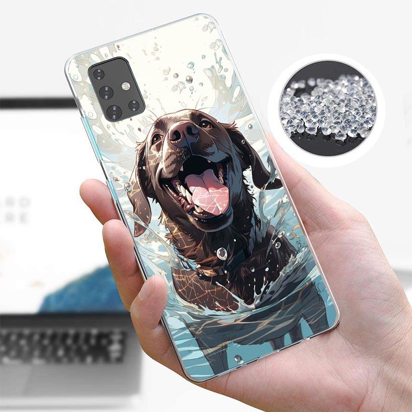 Labrador Retriever Dog Case Phone Cover for Samsung Galaxy A52 A51 A50 A42 A32 A22 A12 A02S A72 A71 A70 A41 A31 A21S A40 A30S A2
