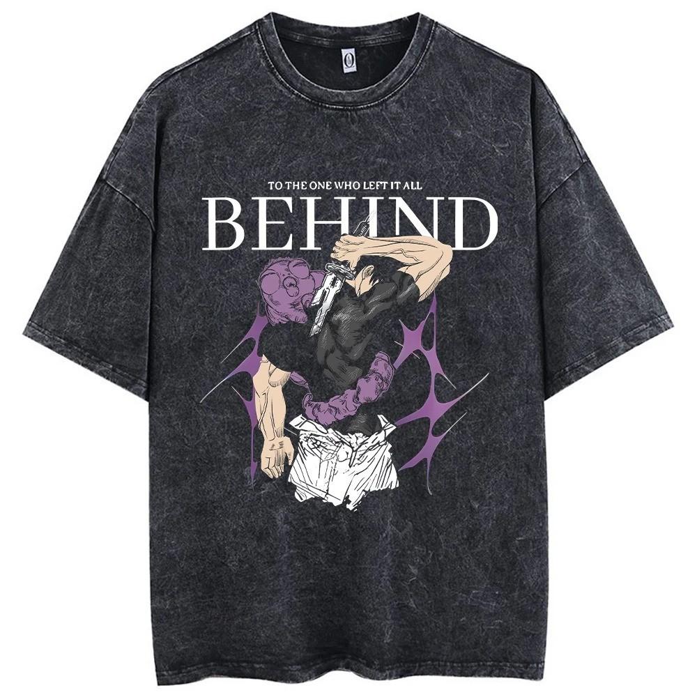 Fushiguro Toji T Shirt Men Women Jujutsu Kaisen Printed Cotton Tee Harajuk XL