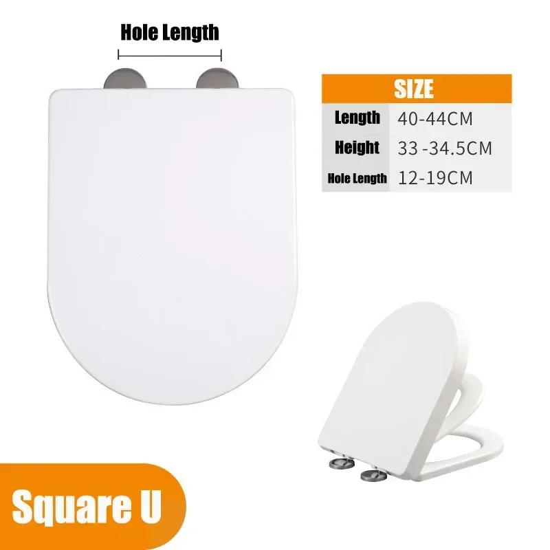 Thickened Slowly Lowering Dual Purpose Toilet Lid - Mother Child Seat Cover Ideal Household Accessory for Adults & Children