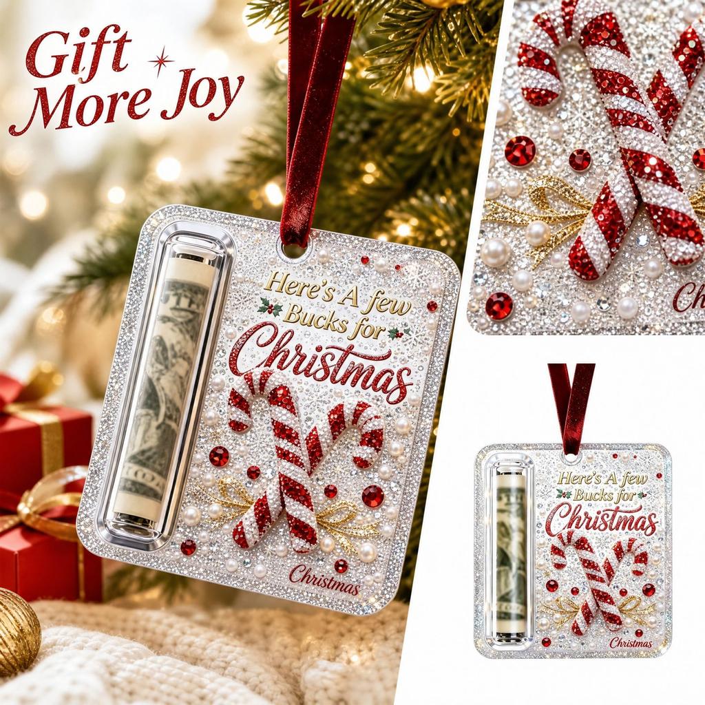 Christmas Tree Ornament Holder Gift, Creative Holiday Hanging Decoration for Family
