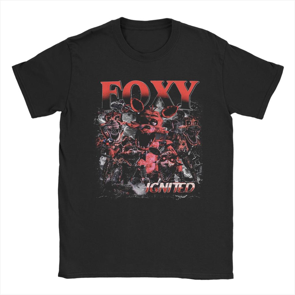 FNAF At Freddys Springtrap Unisex T-Shirts Lustige T-Shirts Kurzarm Rundhals T-Shirts Reine Baumwolle Große Größen Kleidung