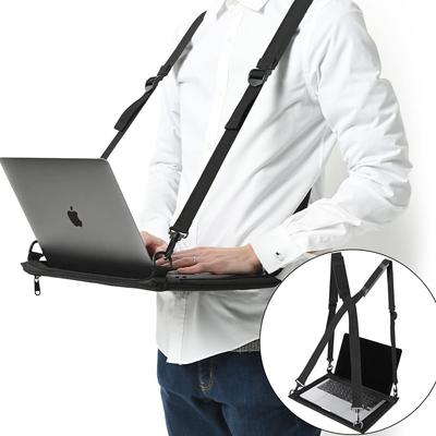 Wearable PC Holder for iPad and Tablets, Sling-over Shoulder, Hands-free Operation While Standing. Includes Shoulder Strap. Ideal for On-site and Prof