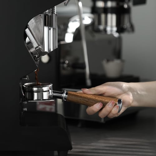 MHW-3BOMBER 51mm Portafilter, Espresso Bottomless Portafilter with Two Lugs, Compatible with DeLonghi EC200/EC221/EC330/EC152/ECO310 Coffee Machines,