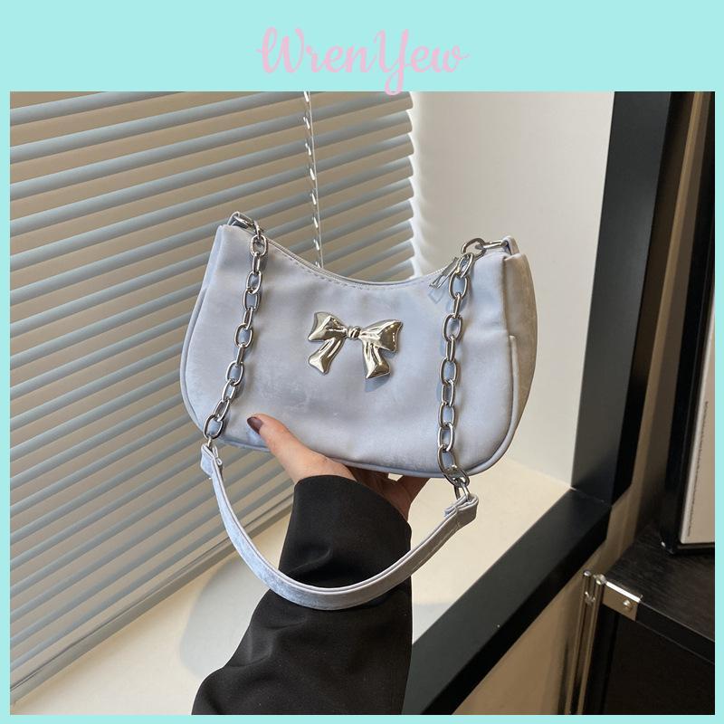 Trendy Korean Style Sweet Bowknot Handheld Bag Ideal For Casual Everyday Use
