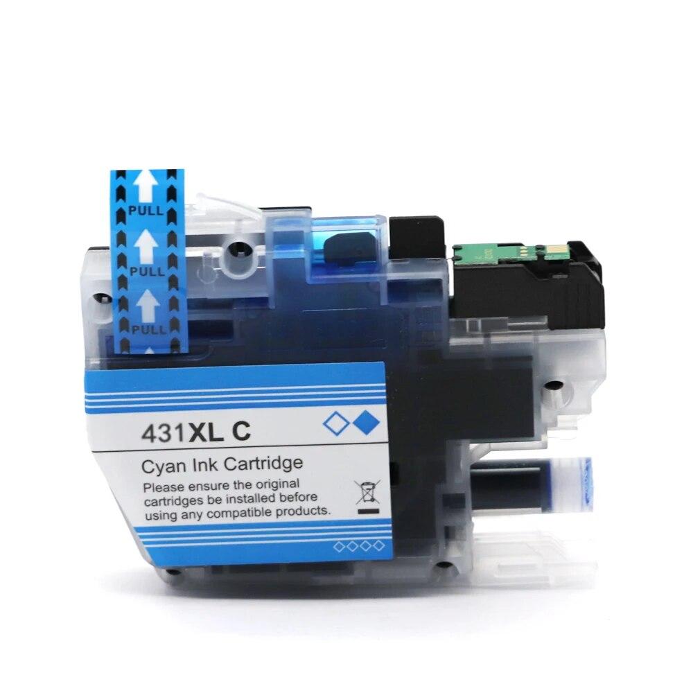 Compatible ink cartridges LC431XL Dye ink for Brother  DCP-J1050DW DCP-J1140DW MFC-J1010DW printer ink cartridges LC431 431