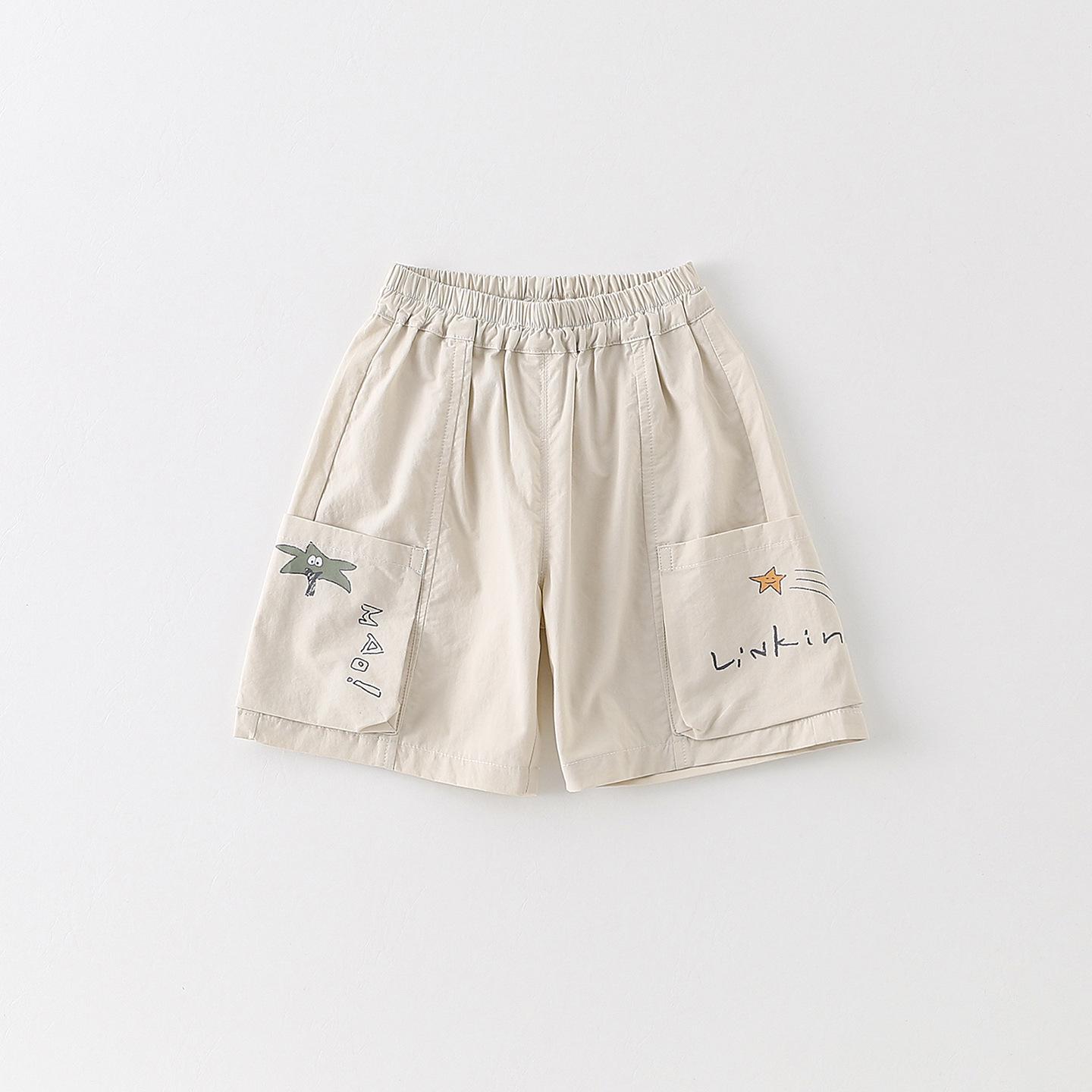 Infant Toddler Cotton Cartoon Print Summer Pants - Thin, Three-Quarter Length (2026) 73 cm