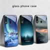 Lake Aurora Ice Surface For Samsung Galaxy A30 A31 A32 A33 A34 A35 A42 A30s A20 A25 A26 A51 A56 A54 A72 A73 A70 Glass Phone Case