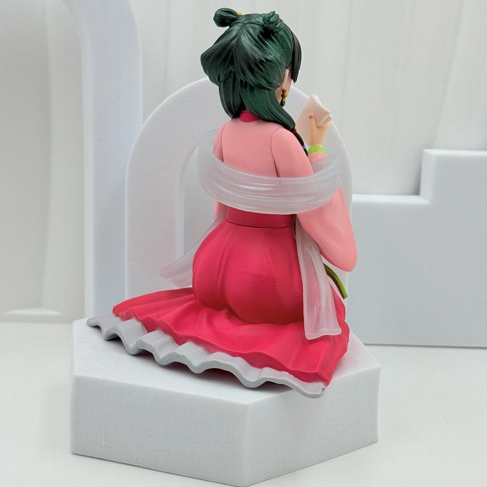 Anime Medicine House Girl's Whispering Cat 13cm Sitting Posture Cartoon Figurines Desktop Ornament Toy Gifts