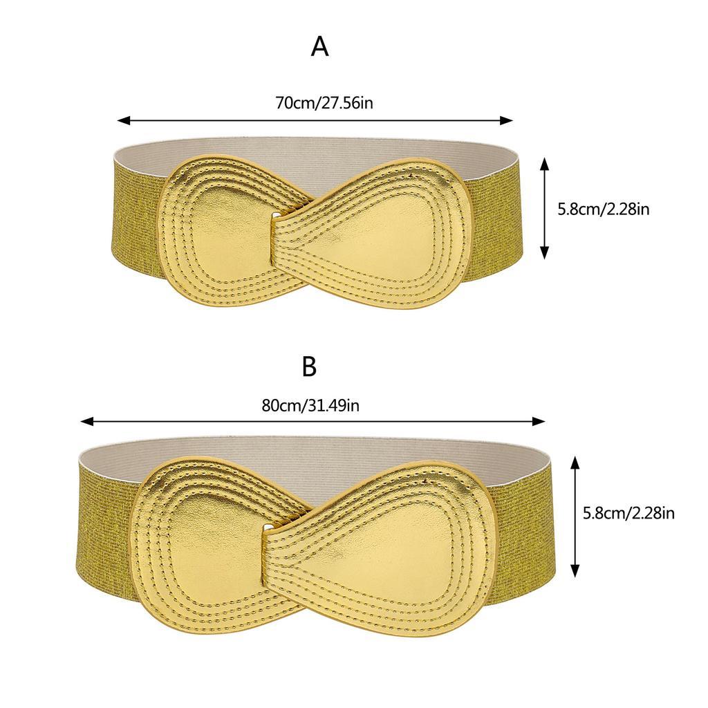 Fashionable Wide Waist Belt for Female Teens Elastic Corset Belt Waist Shaping Cincher All Matching Waist Accessories