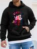 Brazil Jiu-Jitsu Colorful Character Retro Pattern Trendy Brand Print Casual Sports Outdoor unisex Hoodie Long Sleeve Sweatshirt unisex Top Autumn Wint