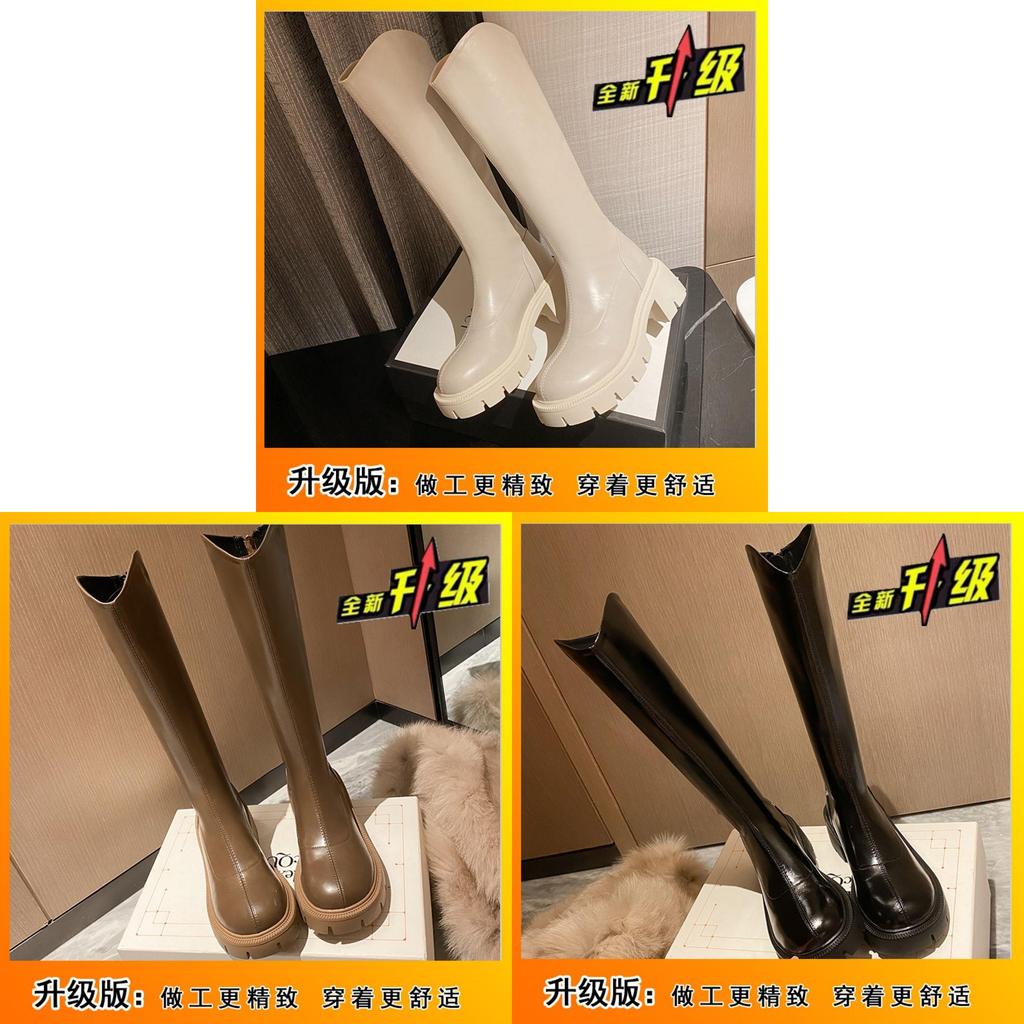 Women High Tall Boots With Waterproof Platform For Winter Fashion