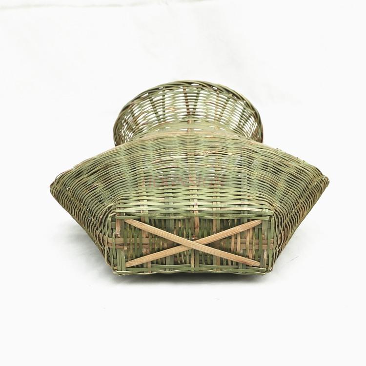 Fish Basket Handmade Bamboo Woven Props Decorative Pendants Fishing Basket Fisherman'S Eel Basket Loach Basket
