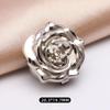 Versatile Decorative Rhinestone Pearl Alloy Button Set for Shirt, Cuff, & Collar