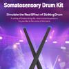 1 Set Somatosensory Virtual Drum Kit Air Drumsticks Musical Instrument for Home Studio Outdoor Camping Entertainment