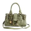 Women's Y2K New Retro Lock Head Liuding Crossbody Bag for Large Capacity Commuting, Simple and Casual, Versatile Handheld Shoulder Bag