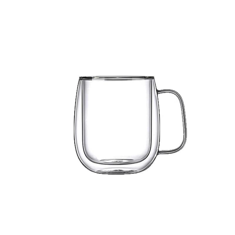 Double-Layer Insulated Glass Coffee Mugs (Set of 2)