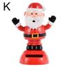 New Arrival Christmas Car Ornament Solar Ornament Bobblehead Doll Christmas Modeling Ornament Gift Creative Interior Car Supplie