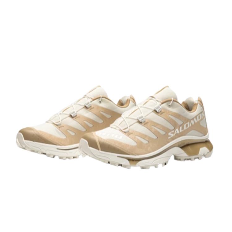 Salomon XT-4 OG Protective Comfortable Fashion Versatile Breathable Low-Top Lifestyle Casual Shoes Unisex sneaker Beige 477303