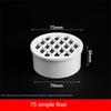 Reusable Insert Type Floor Drain Grid PVC 50-160 Round Upgraded Thickened Simple Sewer Building Materials Bathroom Accessories