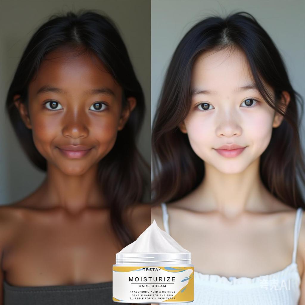 Brightening cream that brightens skin tone, tightens skin and reduces dullness