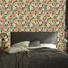 Beige and Green Flowers Wallpaper for Living Room and Bedroom 50x1000
