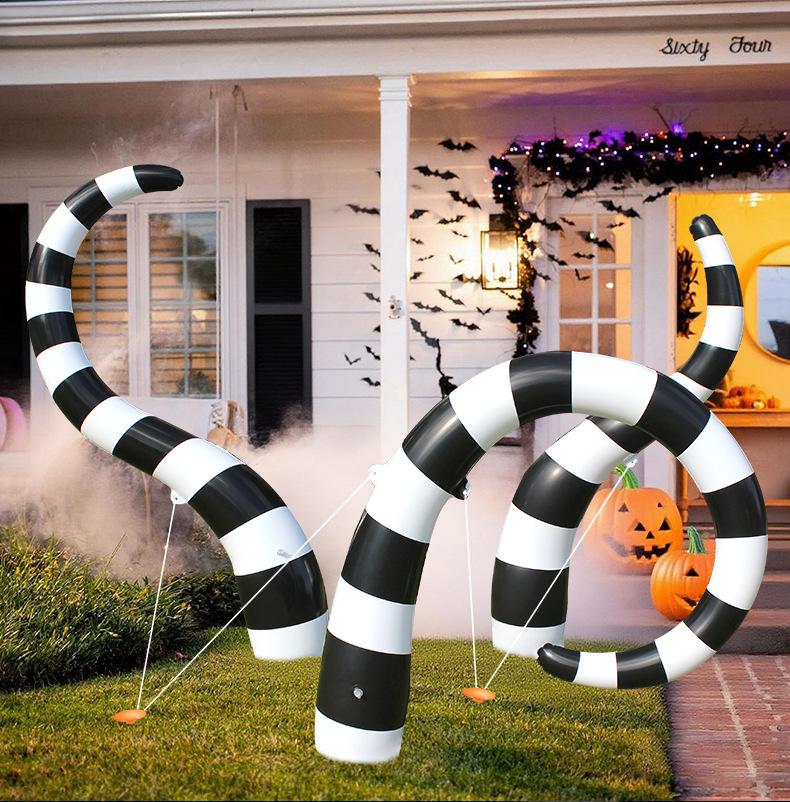 Garden decoration sandworm pvc inflatable decorations