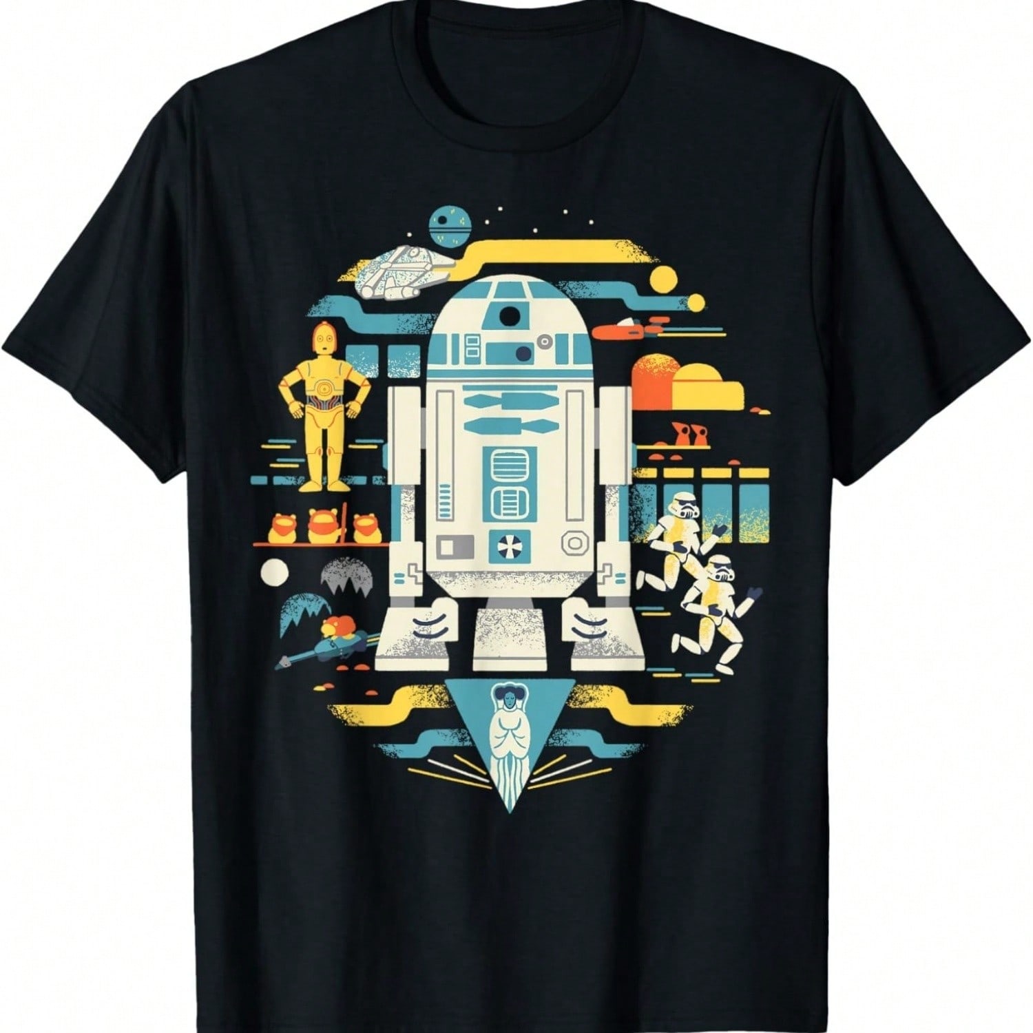 Star Wars Princess Leia The Future Of The Galaxy Is Female T-Shirt.Jpg|Star Wars R2-D2 Astromech Droid Schematic Graphic T-Shirt T-Shirt.Jpg|Star Wars S