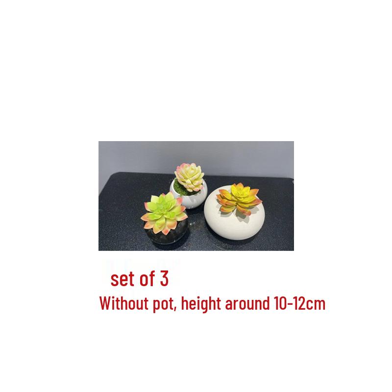 Huashe Red Air Succulent: Creative Faux Green Plant for Home Décor