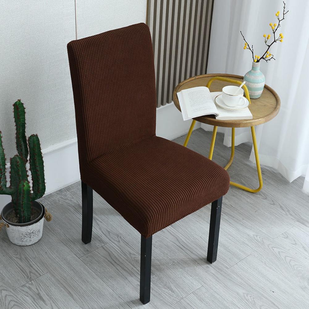 Household Stretch Chair Covers Washable Jacquard Corn Kernel Fabric Slipcovers Removable Seat Protectors For Living Room Chairs