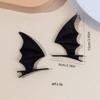 Creative Halloween Party Wear Devil Hair Clip Cosplay Props Punk Bat Wing Barrette Headdress Gothic Head Decor Gifts