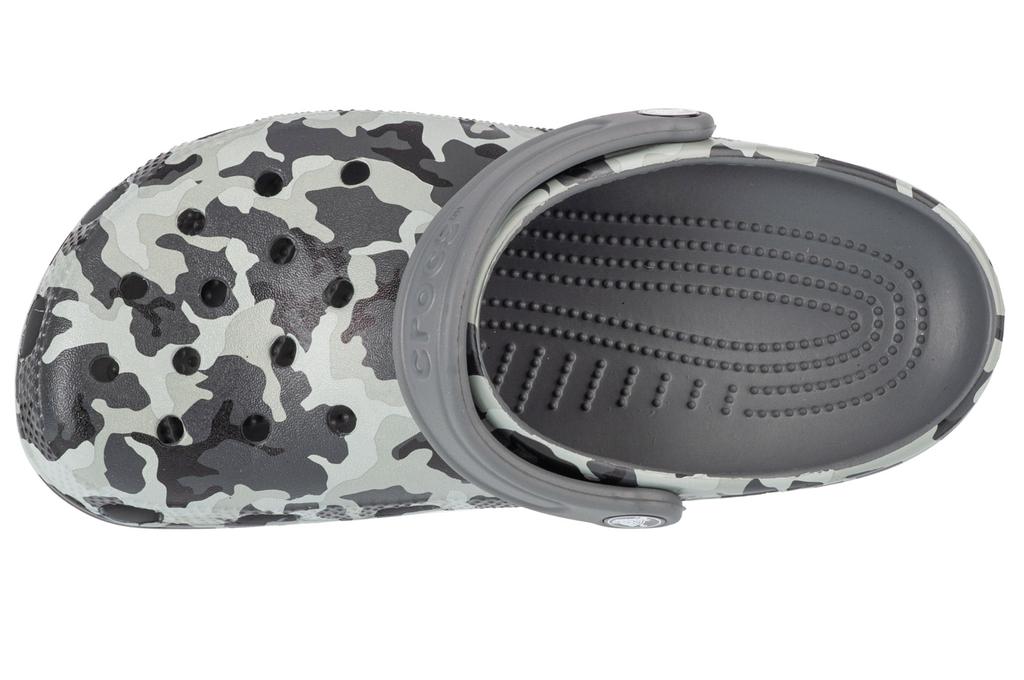 Crocs Classic Spray Camo Kids Clog, for Boy Black Slides