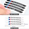 AAAQE1 2026 New 4PCS Car Sticker Brak Caliper Vinyl Decal for BMW M Power  X1 X3 X4 X5 X6 E30 E38 E39 E46 E60 E61 E90E70 E83 X5 F45 G60
